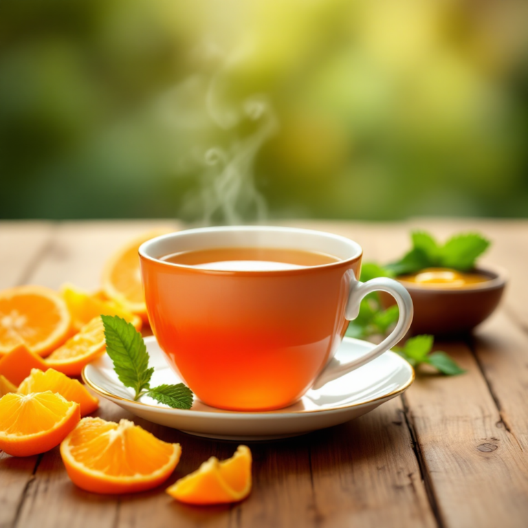 Benefits   of   Orange   Peel   Tea