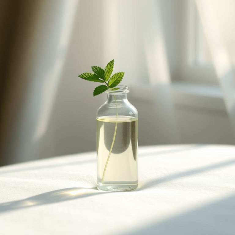 Peppermint Oil Bottle