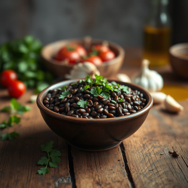 black lentils nutrition